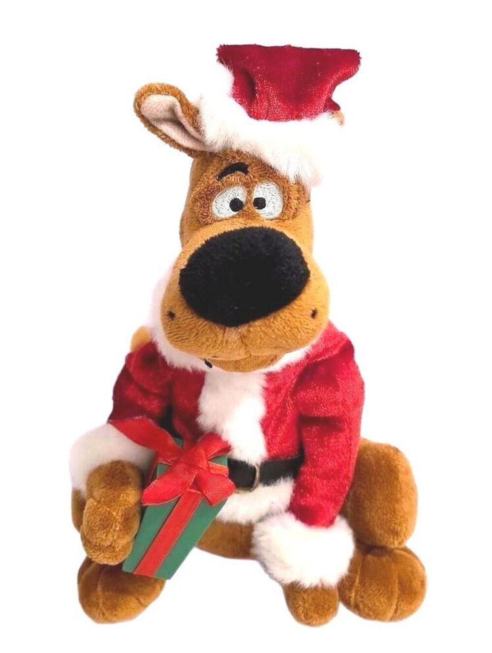 Vintage 2004 Gemmy Scooby-Doo Christmas Plush 9" Santa Animated Musical